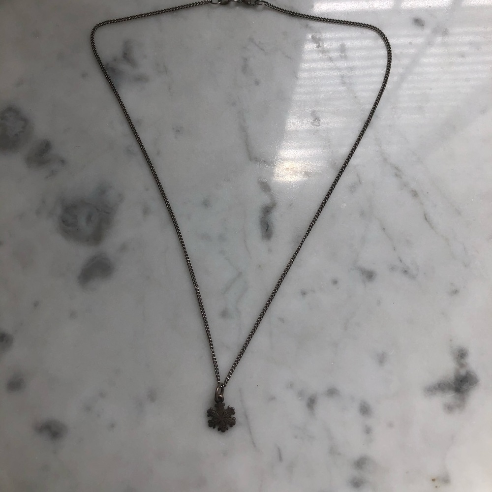 James Avery Necklace w/ Aspen snow crystal charm